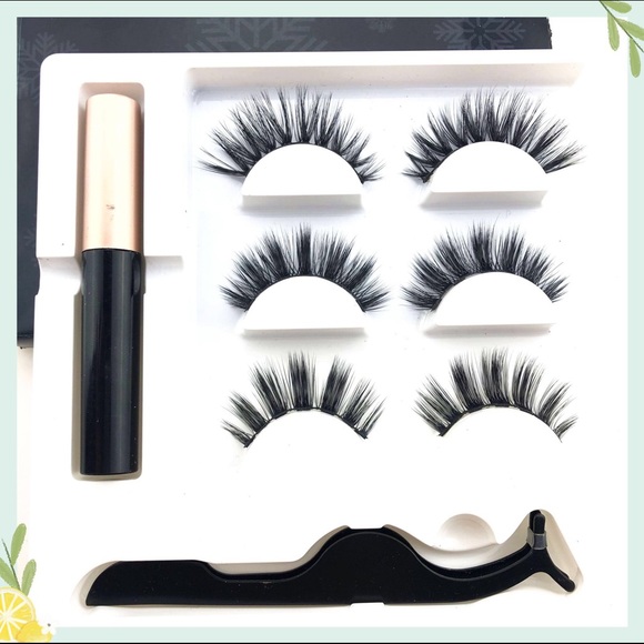 🔥Hot lashes set 3 pairs lashes&eyeliner&tweezer - Picture 2 of 6